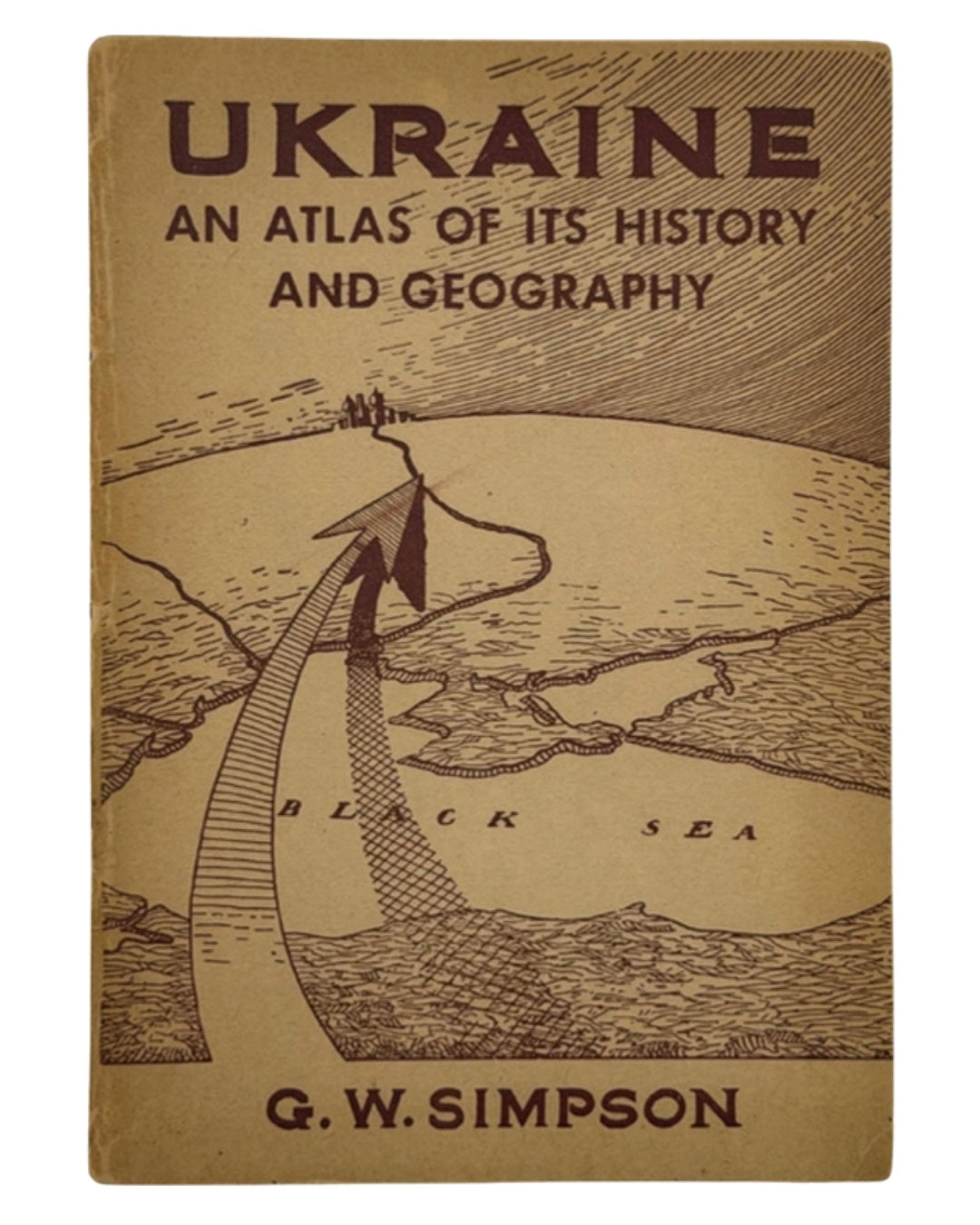 Сімпсон Джордж В. Ukraine: an atlas of its history and geography. Авґсбурґ, 1946 — обкладинка