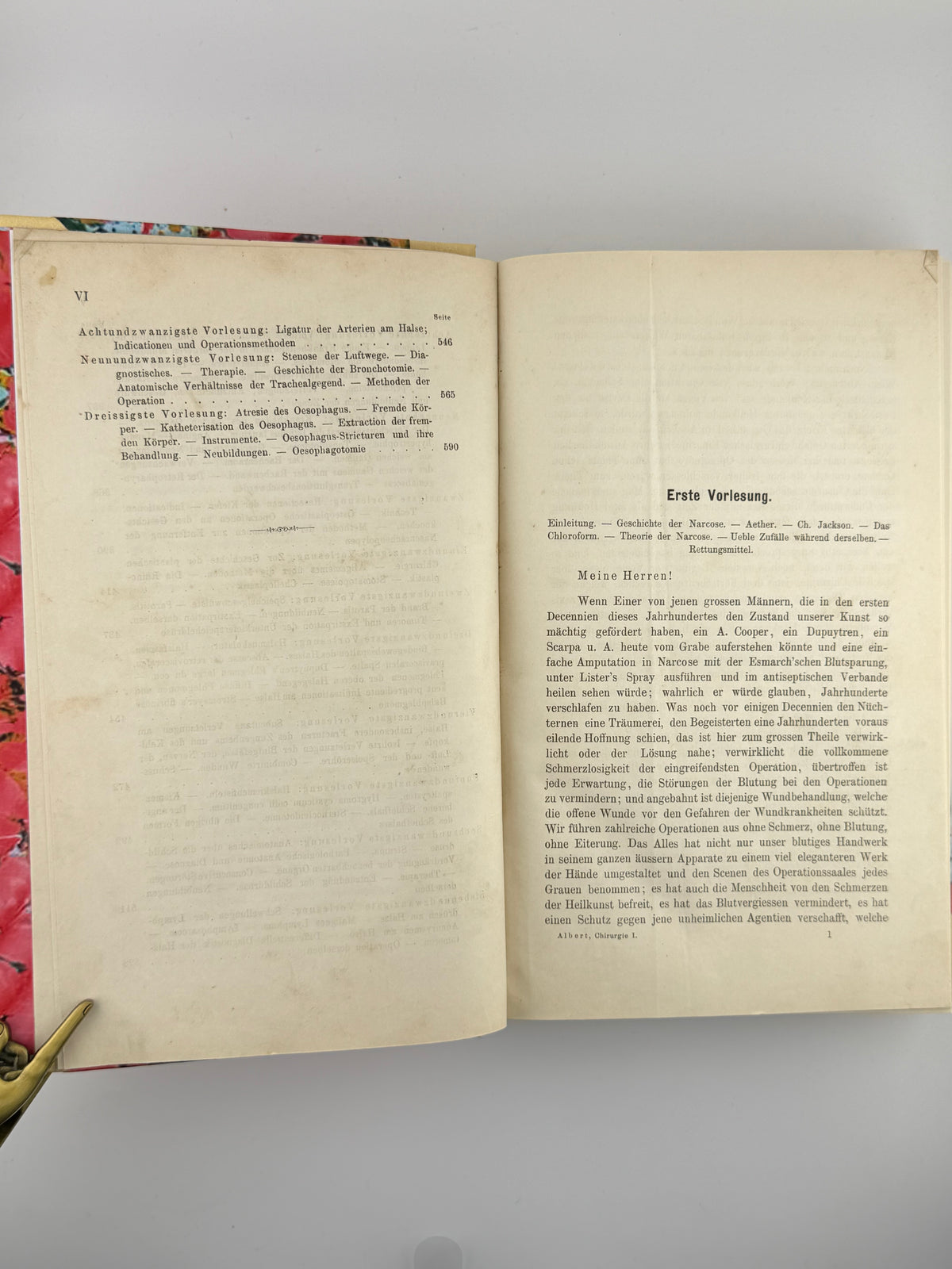 Альберт Едуард. Lehrbuch der Chirurgie und Operationslehre. Т. 1. Відень, 1877