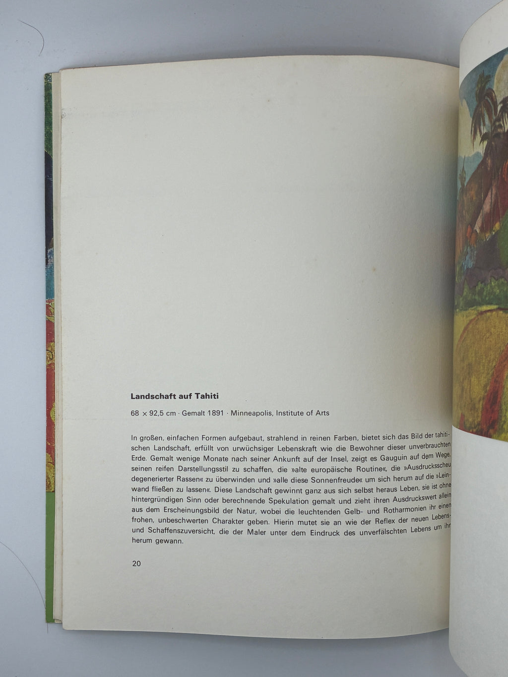 PAUL GAUGUIN. 1971. КУНО МІТТЕЛЬШТАДТ (РЕДАКТОР) Берлін: Henschelverlag.