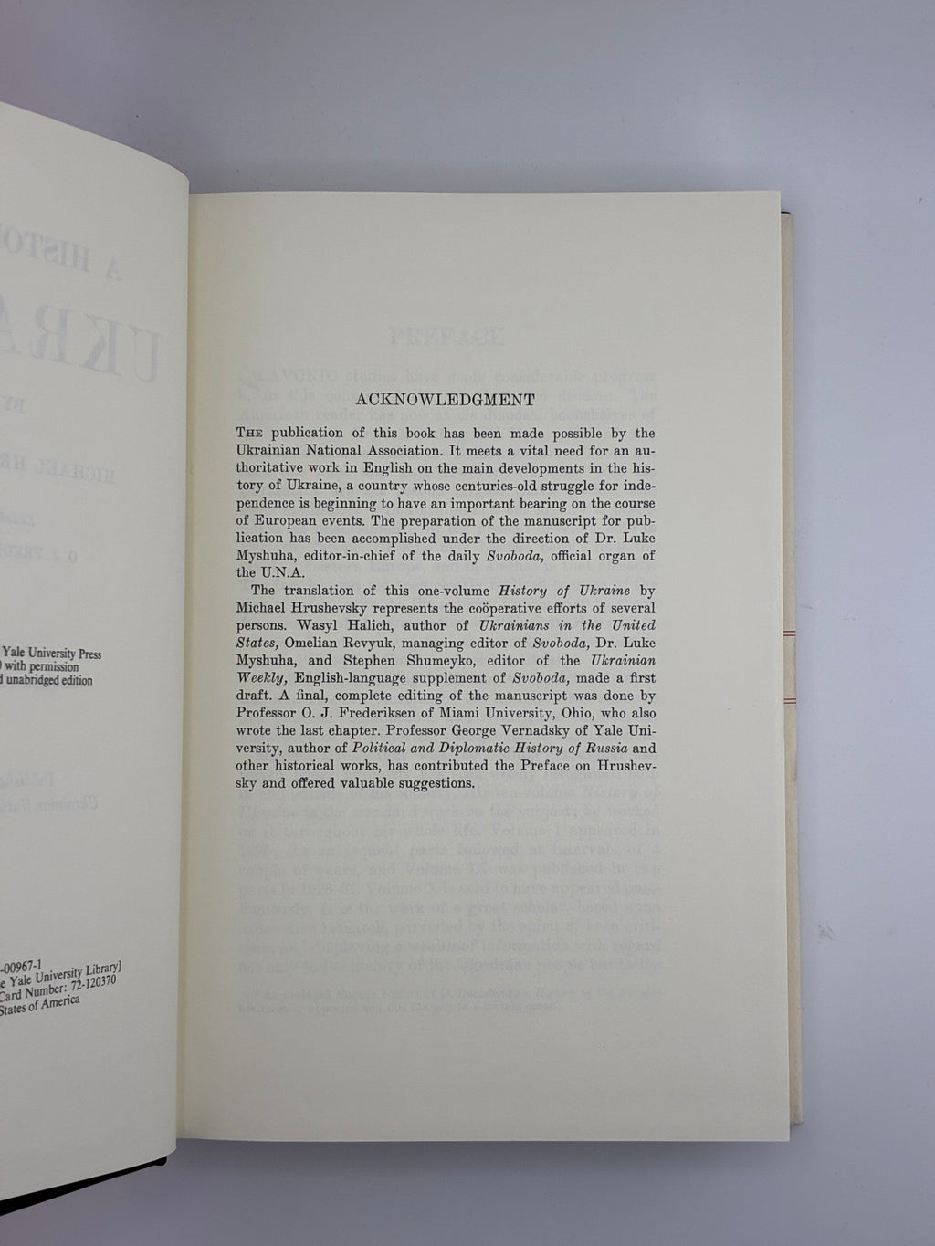 📕 A History of Ukraine / Michael Hrushevsky (Історія України-Руси)
📍 Connecticut: Archon Books, 1970. — Видано для Ukrainian National Association.