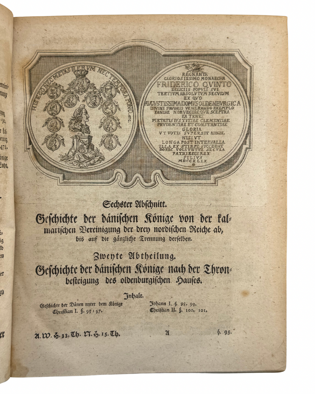 FORTSETZUNG DER ALGEMEINEN WELTHISTORIE DER NEUERN ZEITEN… Funfzehnter und Sechszehnter Theil. Mit einer Vorrede von J. C. Gatterer. Halle: bey Johann Justinus Gebauer, 1770.