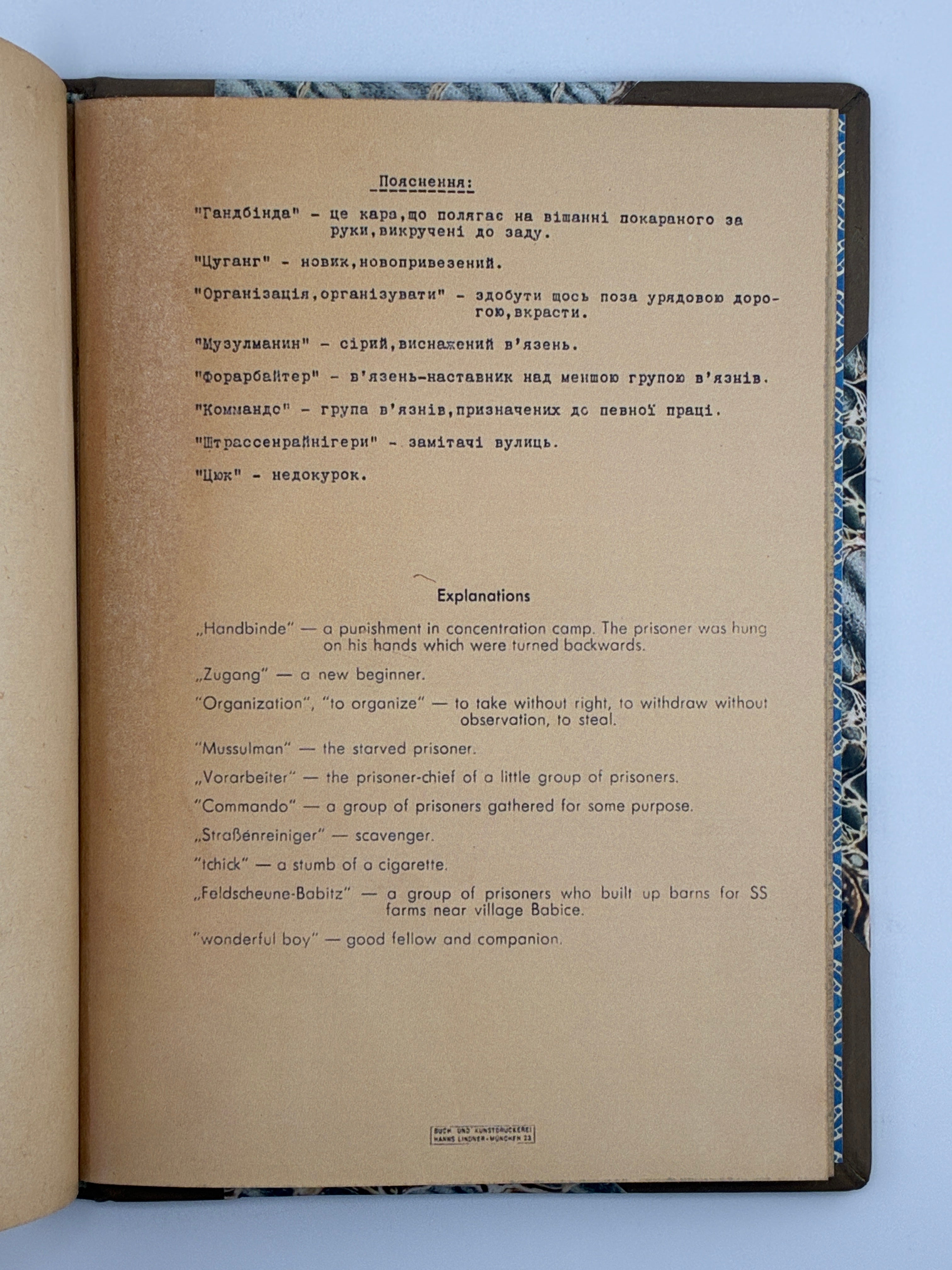 ОСИНКА ПАЛАДІЙ. АЛЬБУМ ПОЛІТВ’ЯЗНЯ [АУШВІЦ]. 1946
