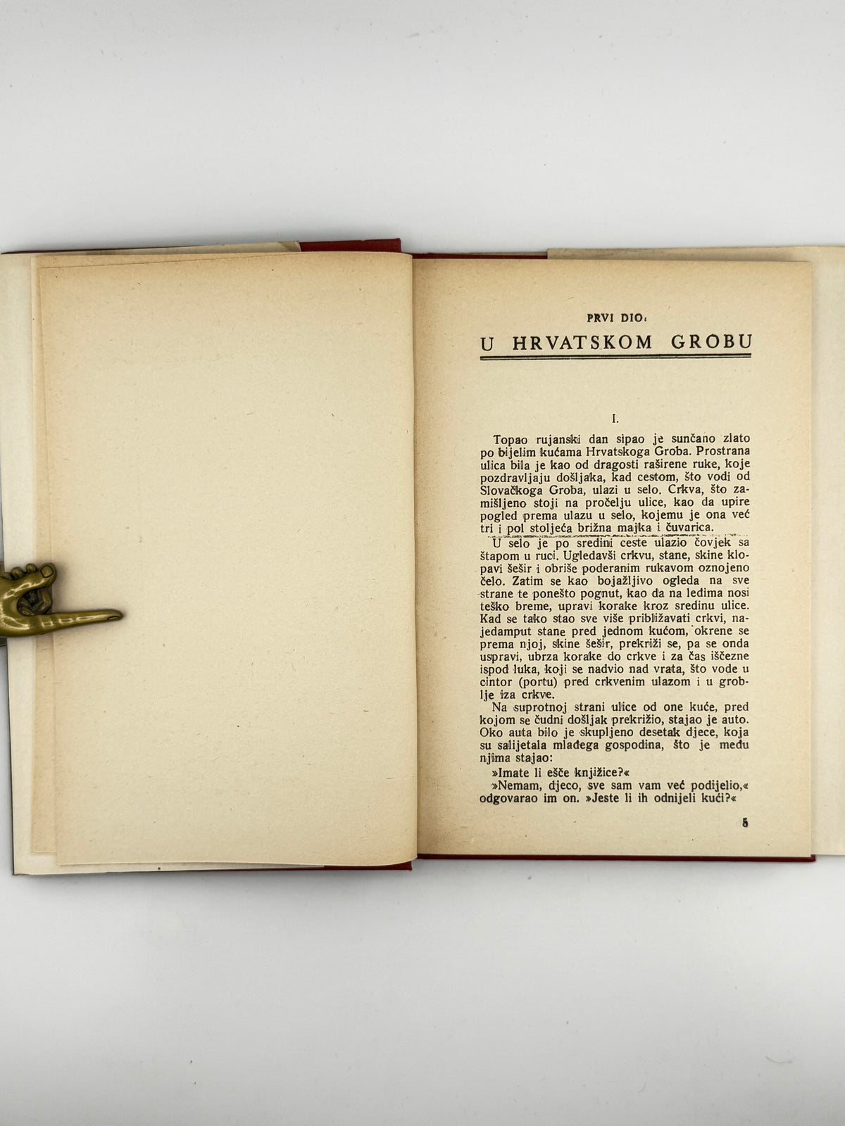 Андрич Йосип. Velika ljubav: roman iz života slovačkih Hrvata. Загреб, 1942 — автограф автора