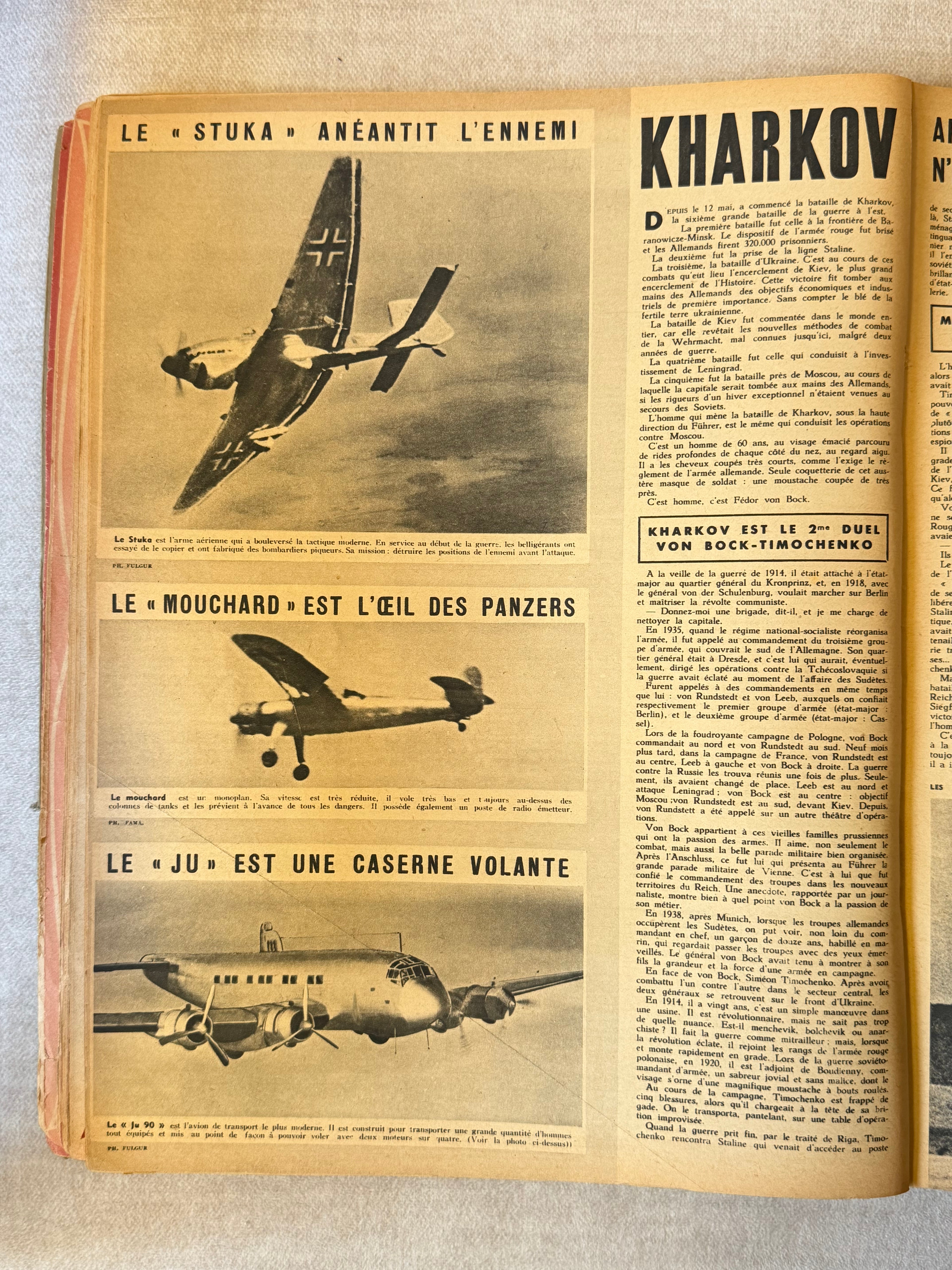 LA SEMAINE: LE GRAND HEBDOMADAIRE ILLUSTRÉ FRANÇAIS. 1942