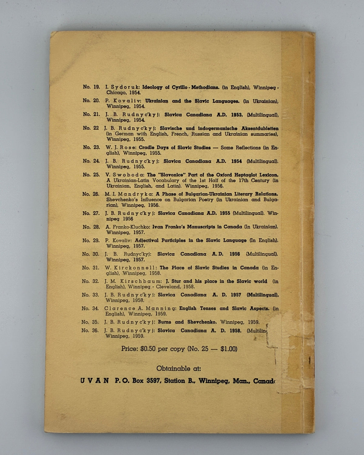 Чапленко Василь. Пропащі сили. Вінніпеґ, 1960