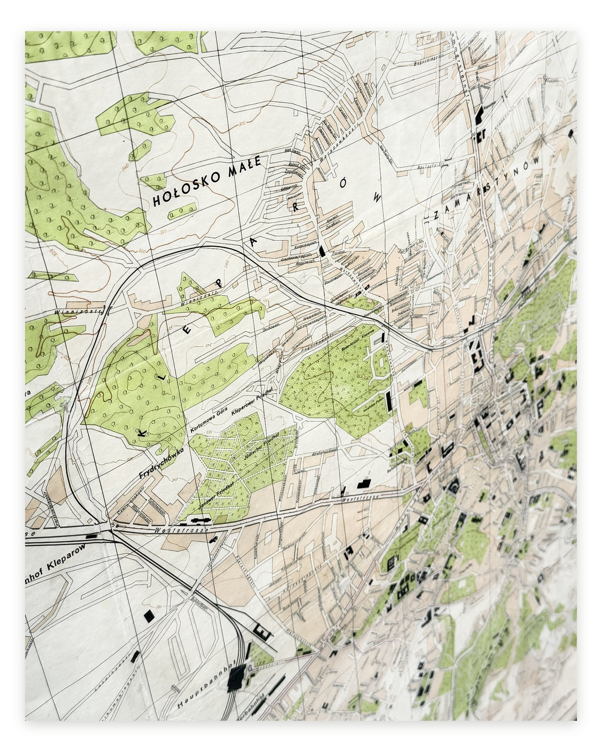 Lemberg: німецький військовий план Львова, 1:10 000. Львів, [1942–1944]