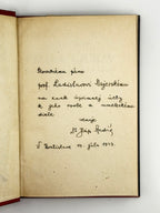 Андрич Йосип. Velika ljubav: roman iz života slovačkih Hrvata. Загреб, 1942 — автограф автора