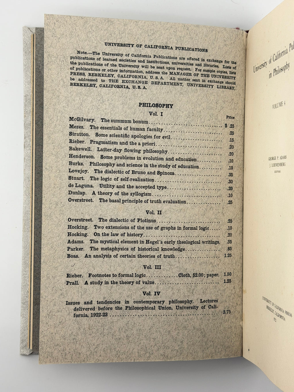 ЗБІРНИК ЛЕКЦІЙ 1922 - 1923 р.
Берклі, Каліфорнія: University of California Press.