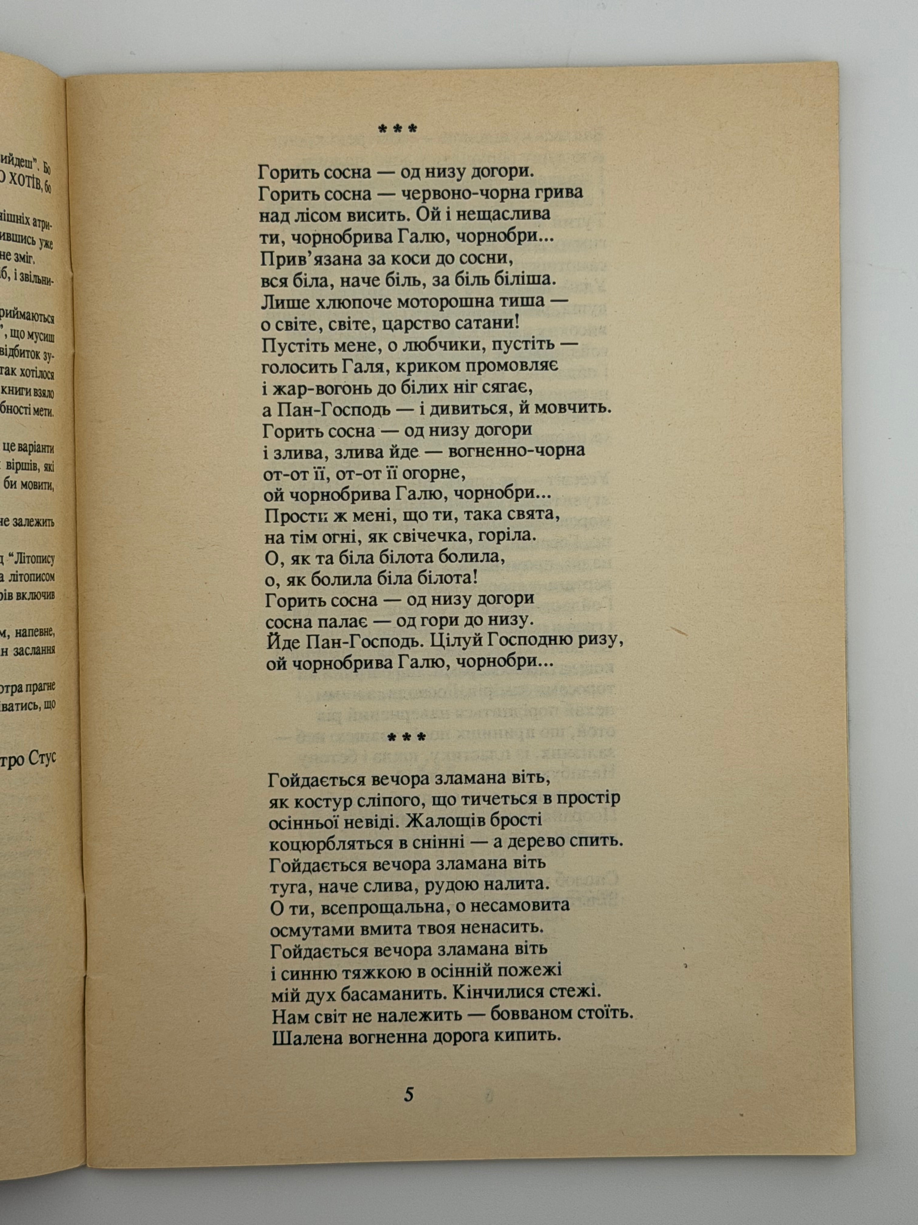 ЗОЛОТОКОСА КРАСУНЯ: ВІРШІ. 1992 СТУС ВАСИЛЬ Київ: Редакція журналу «Слово і час», РОВО «Укрвузполіграф». 48 с.