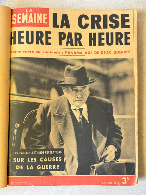 LA SEMAINE: LE GRAND HEBDOMADAIRE ILLUSTRÉ FRANÇAIS. 1942