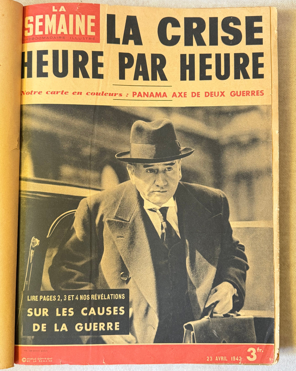 La Semaine: le grand hebdomadaire illustré français. Париж, 1942