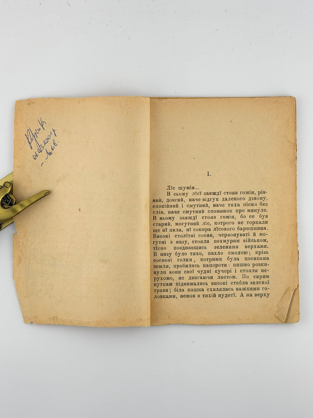 Короленко Володимир. Ліс шумить: поліська легенда. Львів, 1901