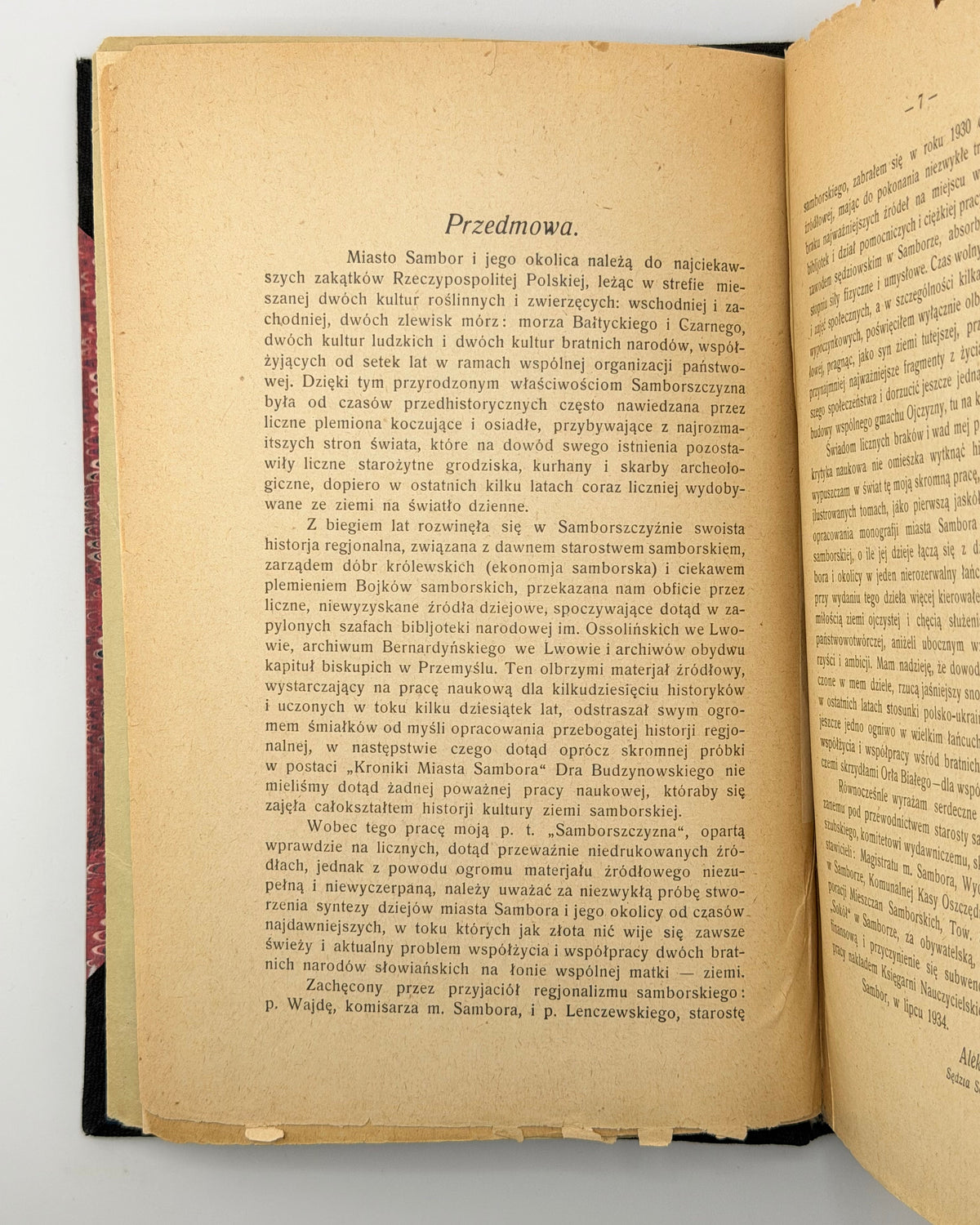 Kuczera Aleksander. Samborszczyzna: ilustrowana monografja miasta Sambora. T. 1. Sambor, 1935