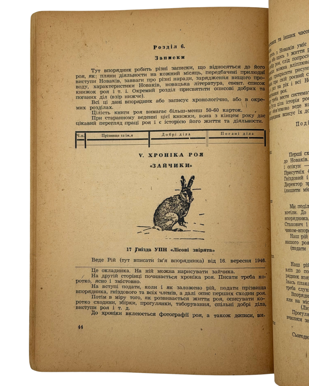 Бачинський. Перші кроки, 1949 — розворот