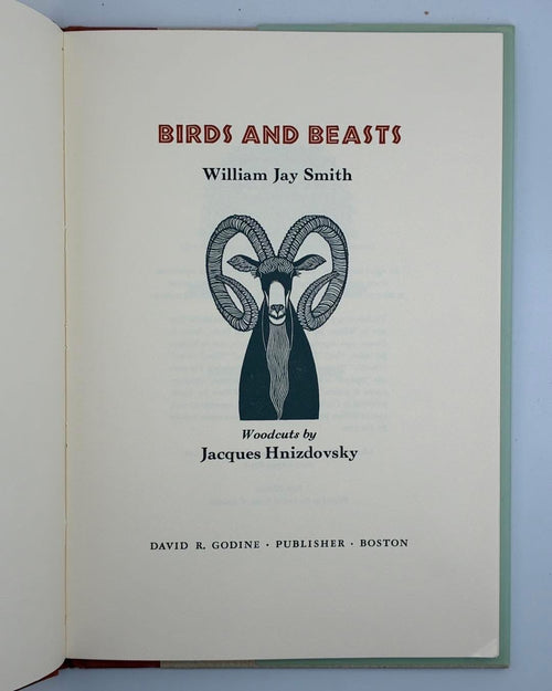 BIRDS AND BEASTS (ПТАХИ І ЗВІРІ): POEMS.. 1990
СМІТ ВІЛЬЯМ ДЖЕЙ / ГНІЗДОВСЬКИЙ ЯКІВ