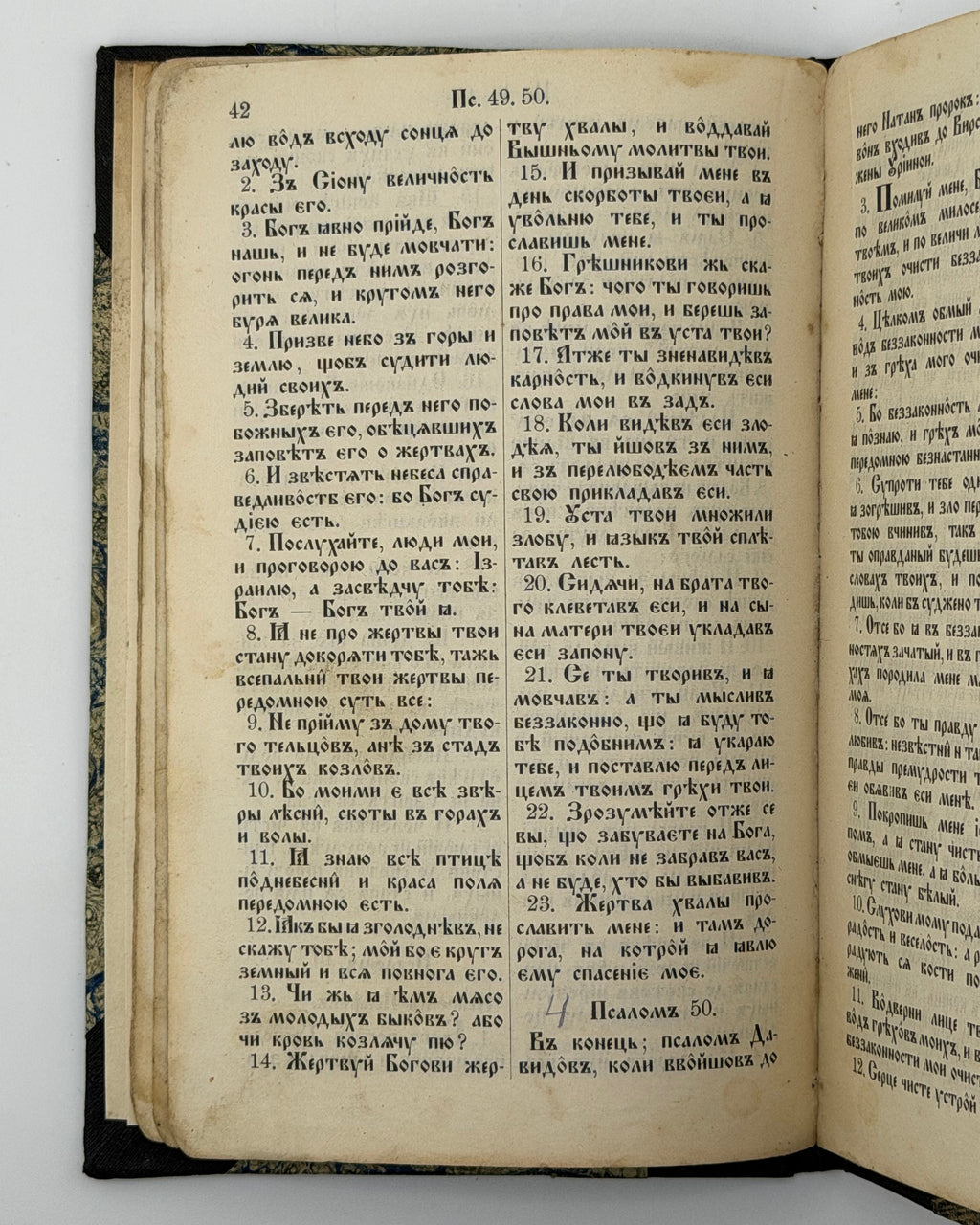 Книга псальмів: з церковно-словеньскої на мову руско-україньску дословно переложена. Відень, 1900