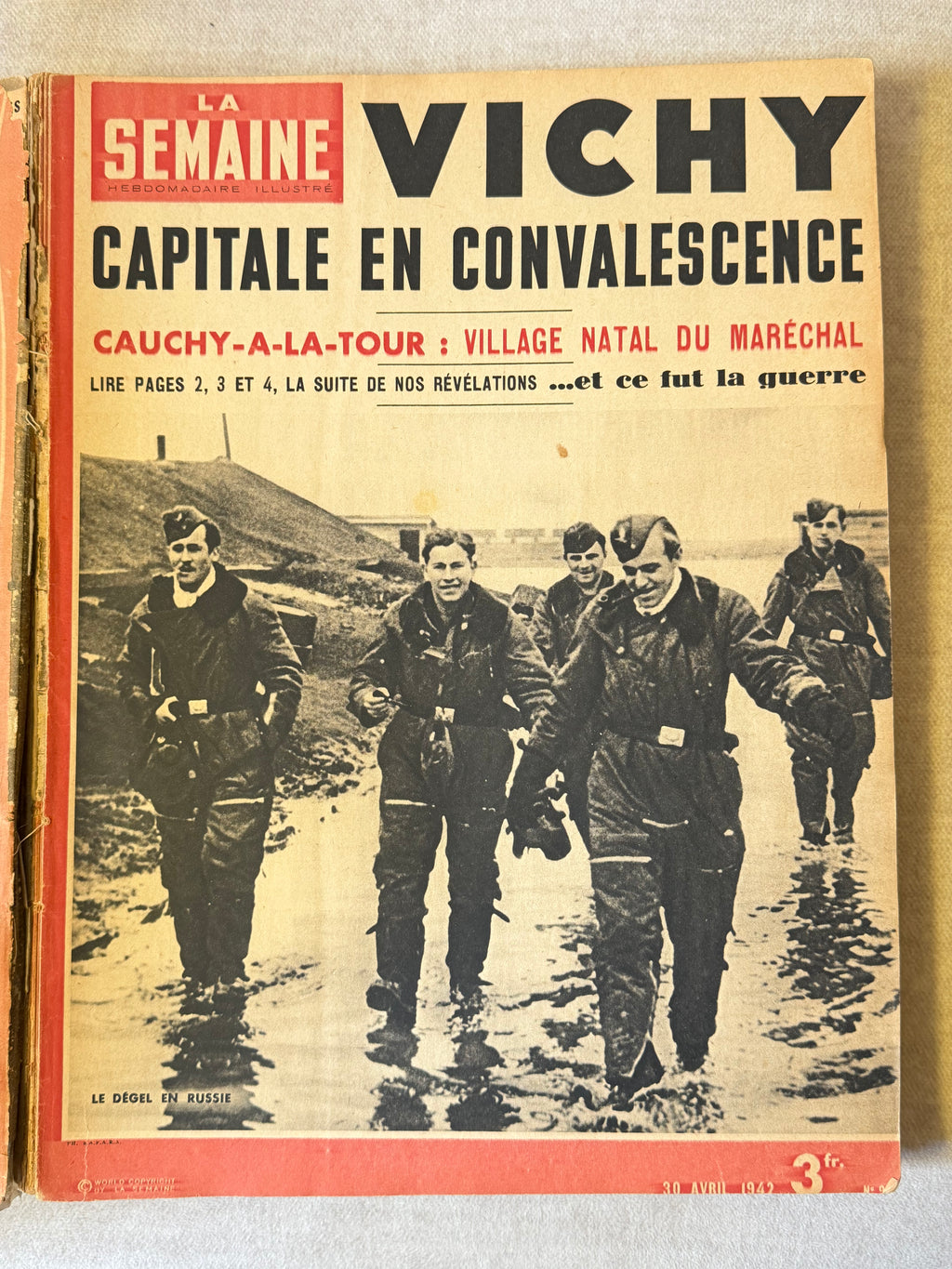 LA SEMAINE: LE GRAND HEBDOMADAIRE ILLUSTRÉ FRANÇAIS. 1942