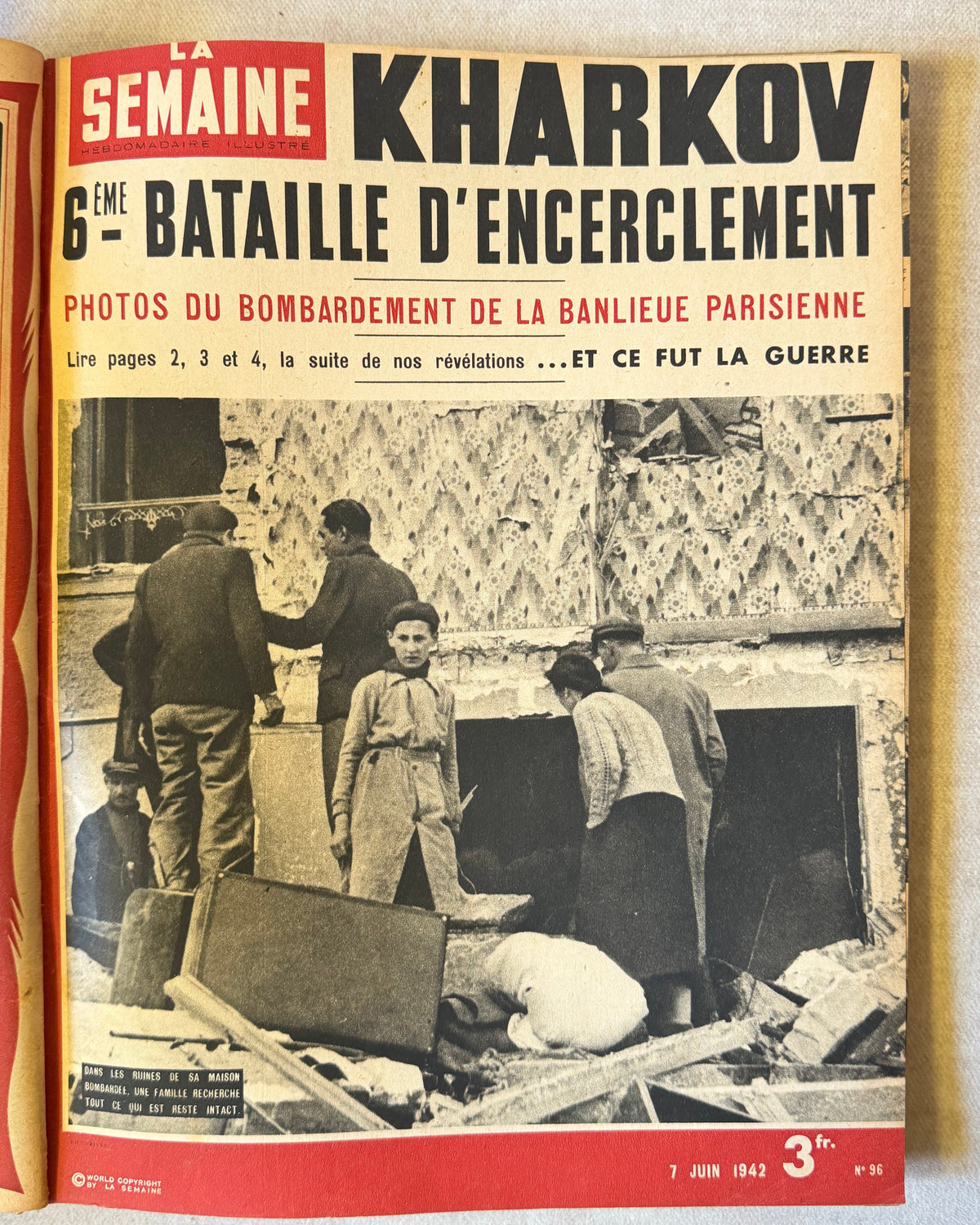 La Semaine: le grand hebdomadaire illustré français. Париж, 1942