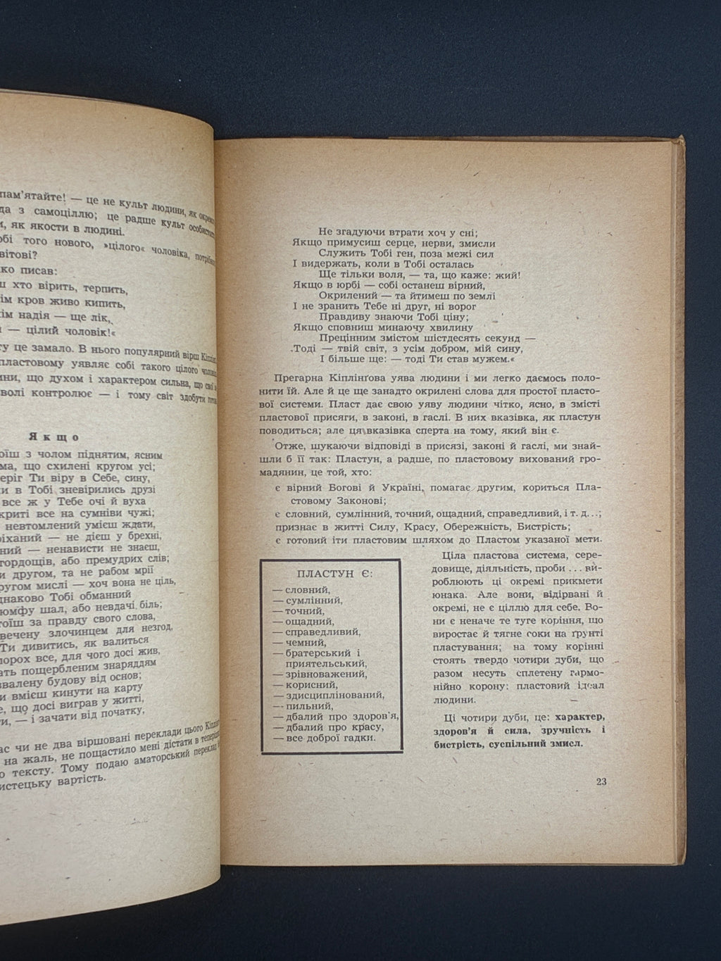 Юрій Старосольський. Велика гра. Пластове видавництво «Молоде життя», Мюнхен, 1948.
