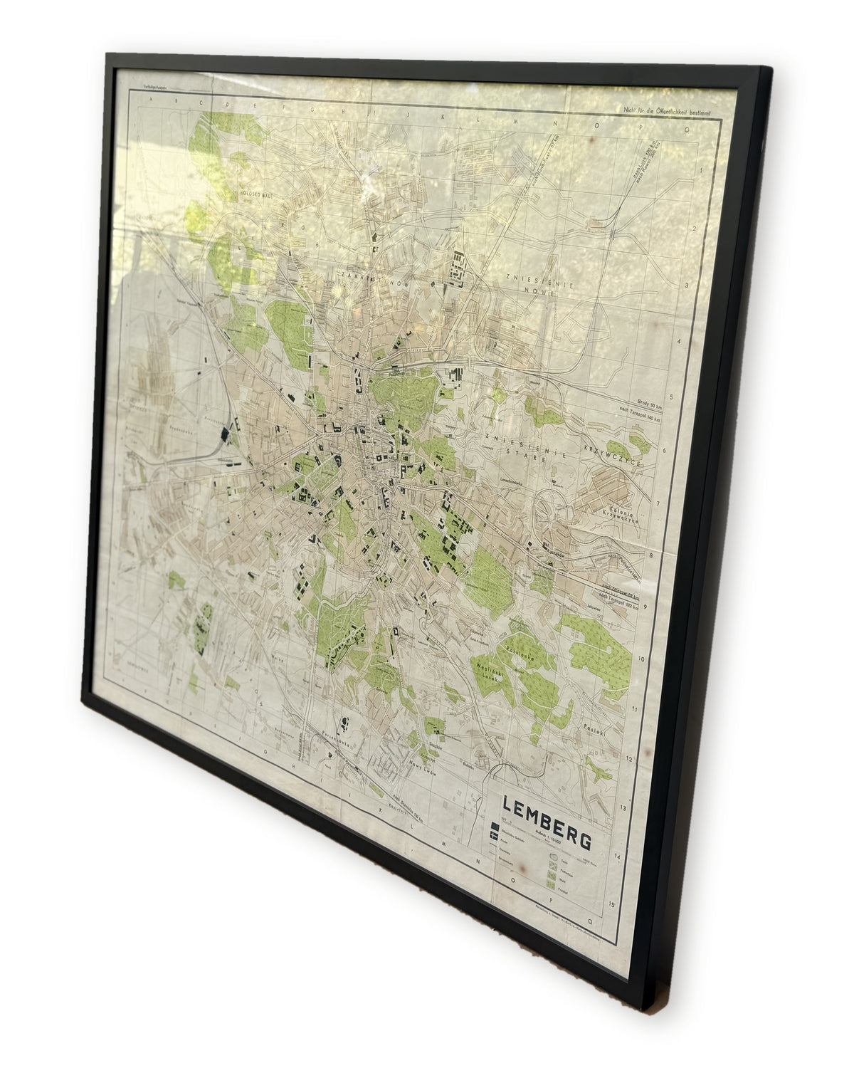 Lemberg: німецький військовий план Львова, 1:10 000. Львів, [1942–1944]