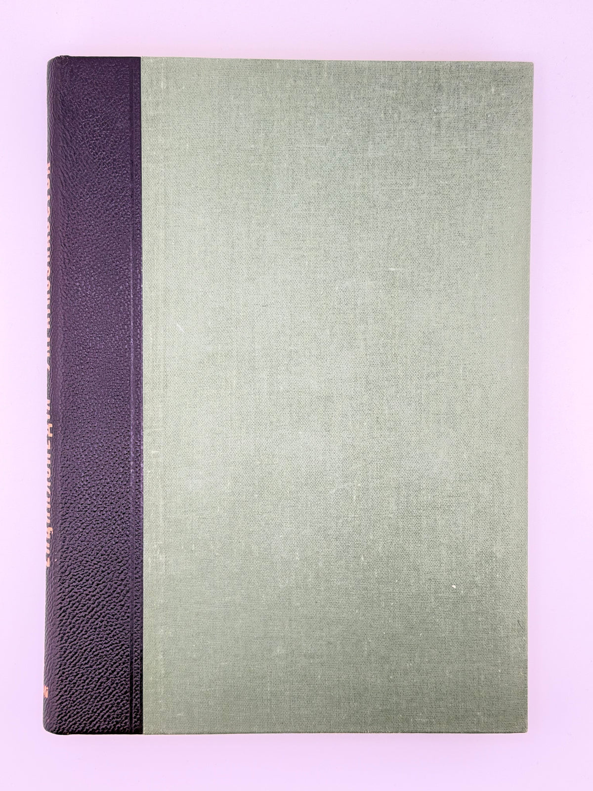 Енциклопедія українознавства, словникова частина, т. 4, 1962 — палітурка з чорним ледериновим корінцем і сіро-зеленою тканиною