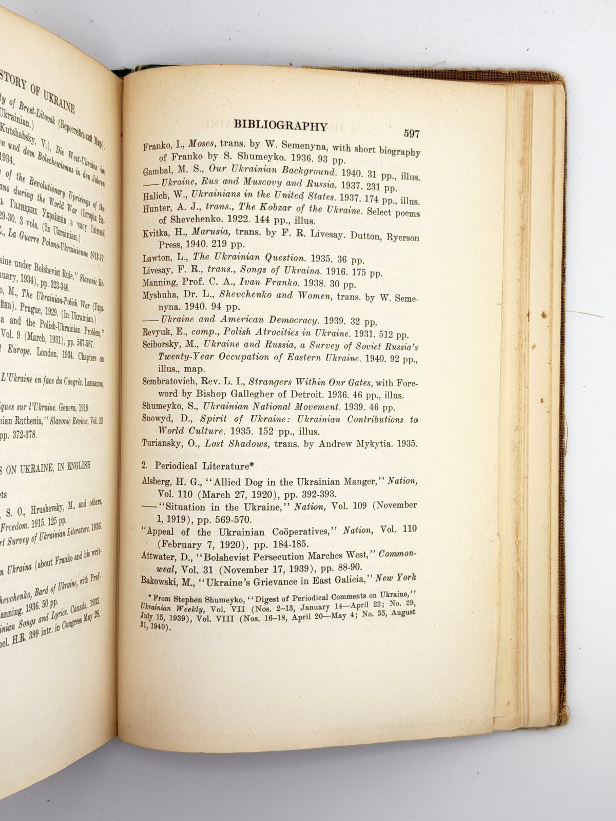 Грушевський Михайло. A History of Ukraine. Нью-Гейвен; Лондон, 1941
