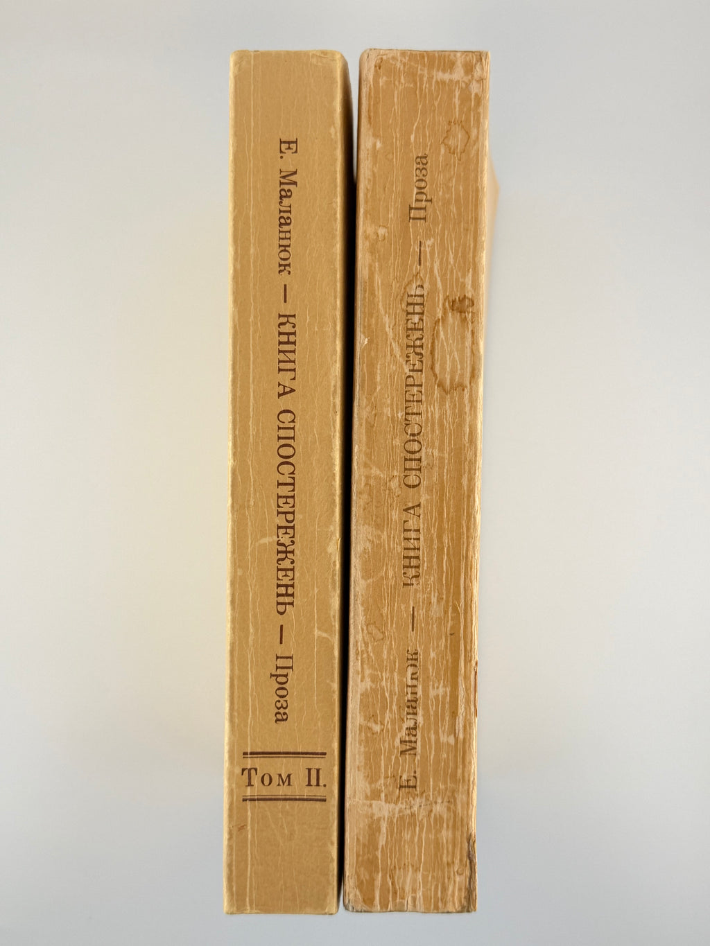 Маланюк Євген. Книга спостережень: проза: у 2 томах. Торонто, 1962–1966