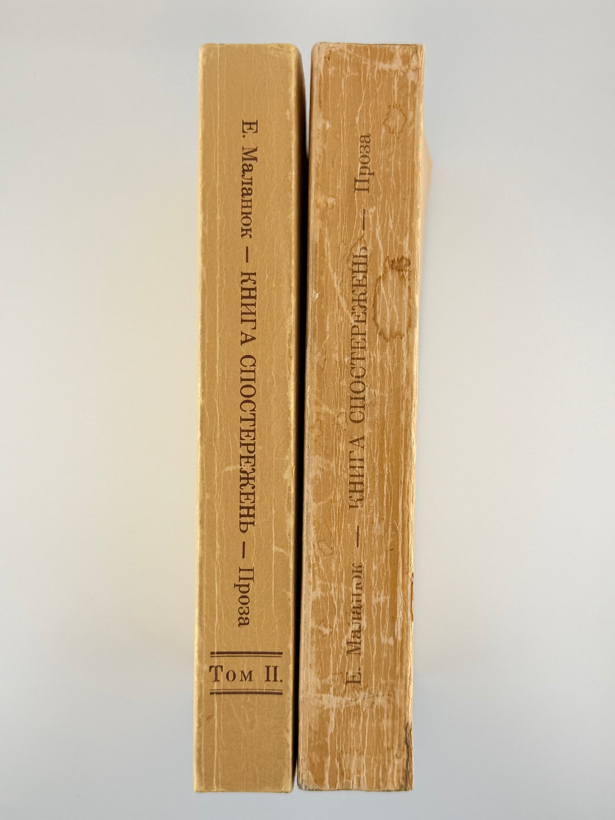 Маланюк Євген. Книга спостережень: проза: у 2 томах. Торонто, 1962–1966