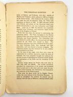 Федорчук Ярослав. Memorandum on the Ukrainian Question in its National Aspect. Лондон, 1914
