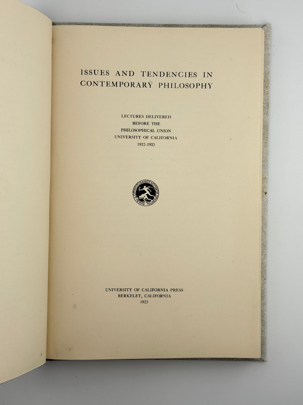 ЗБІРНИК ЛЕКЦІЙ 1922 - 1923 р.
Берклі, Каліфорнія: University of California Press.