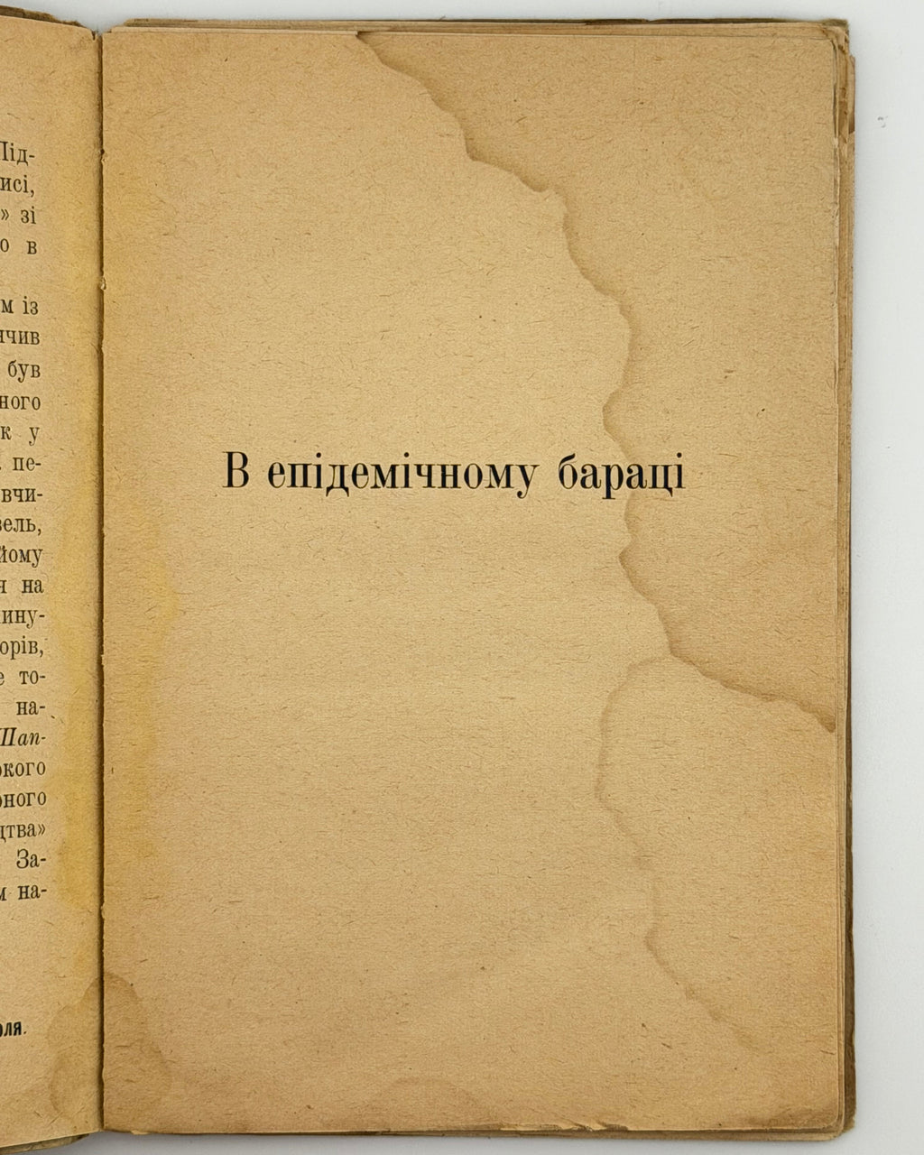 Підмогильний Валеріян. В епідемічному бараці: нарис. Київ; Ляйпціг, 1922