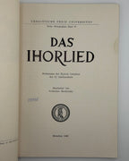 Гординський Святослав (упоряд.). Das Ihorlied: Heldenepos des 12. Jahrhunderts. Мюнхен, 1985