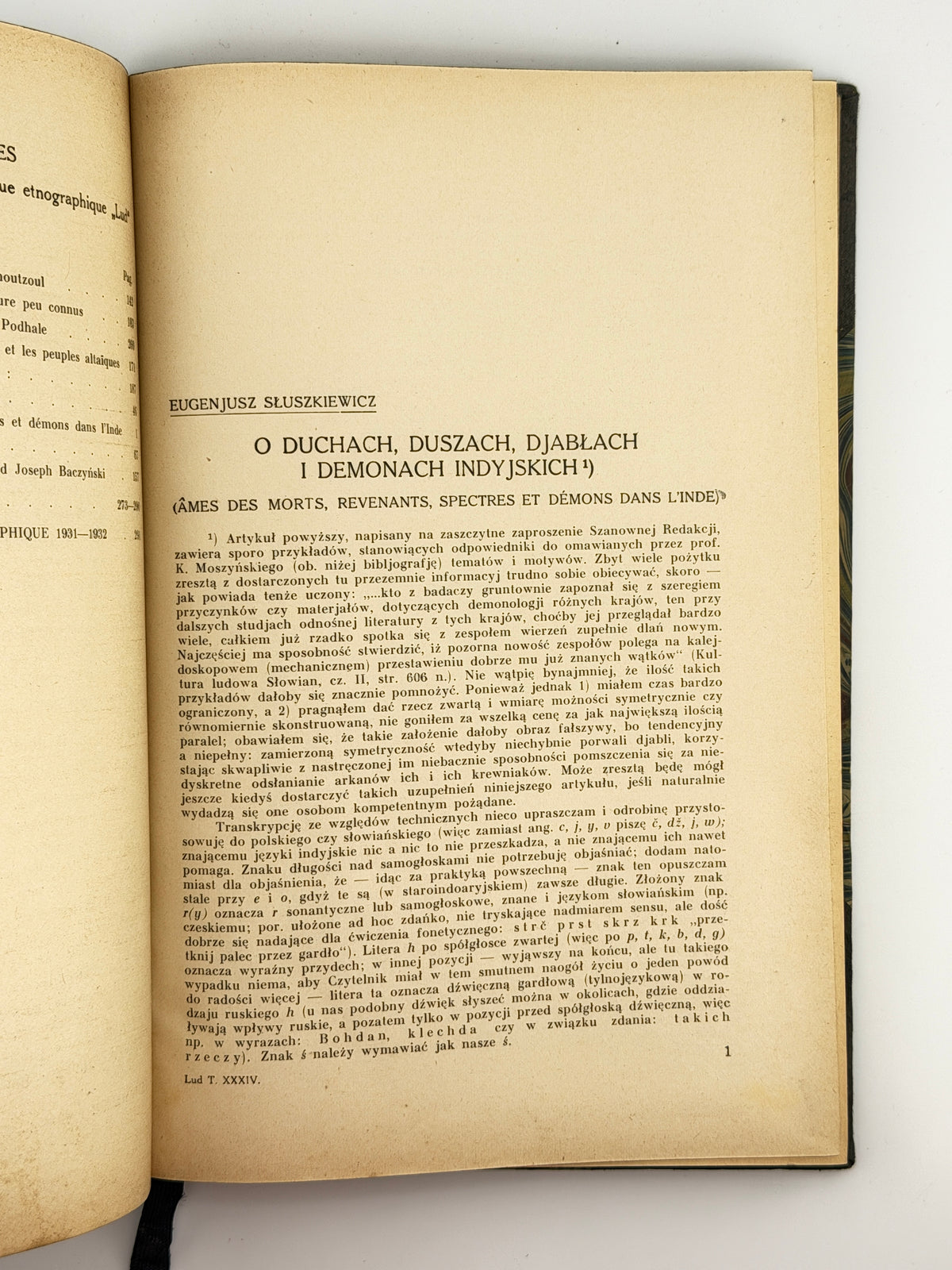 Lud: organ Polskiego Towarzystwa Ludoznawczego. T. XXXIV. Львів, 1936