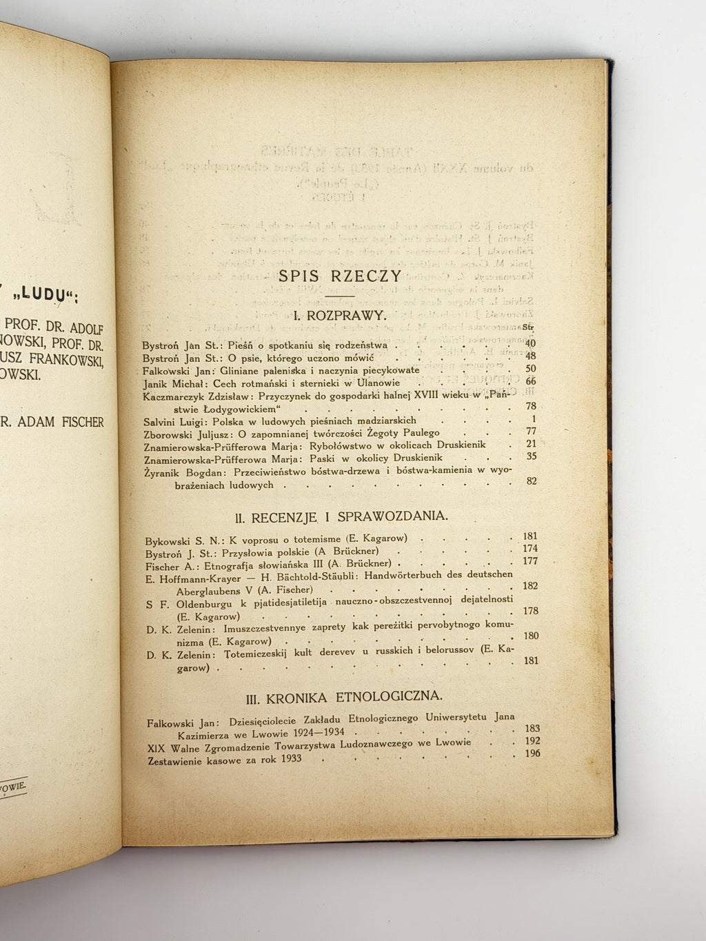Lud: organ Polskiego Towarzystwa Ludoznawczego. T. XXXII. Львів, 1933