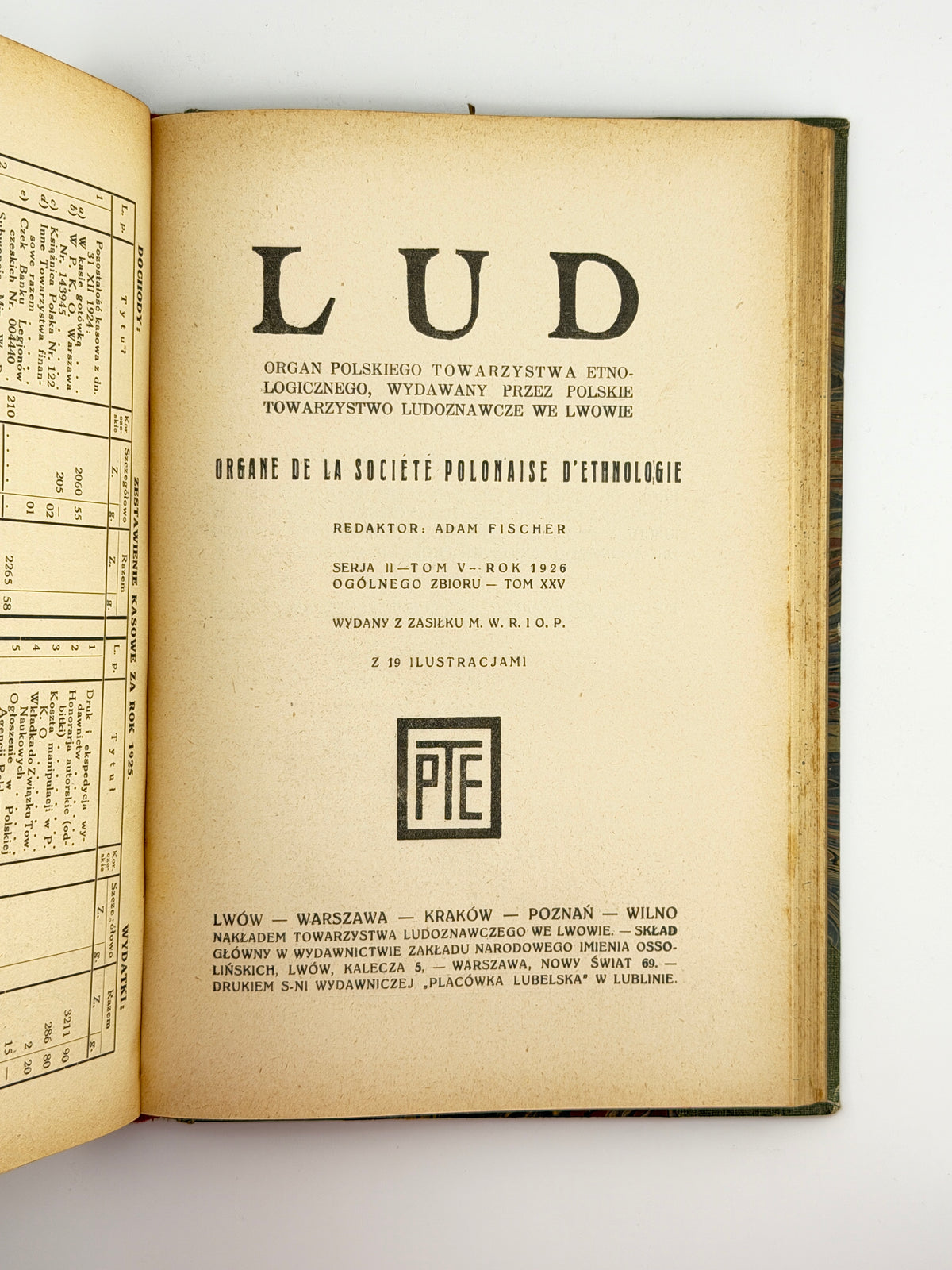 Lud: organ Polskiego Towarzystwa Etnologicznego. Ser. II, t. III–V. Львів, 1924–1926