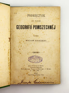 Налковський Вацлав. Podręcznik do nauki geografii powszechnej. Варшава, 1903