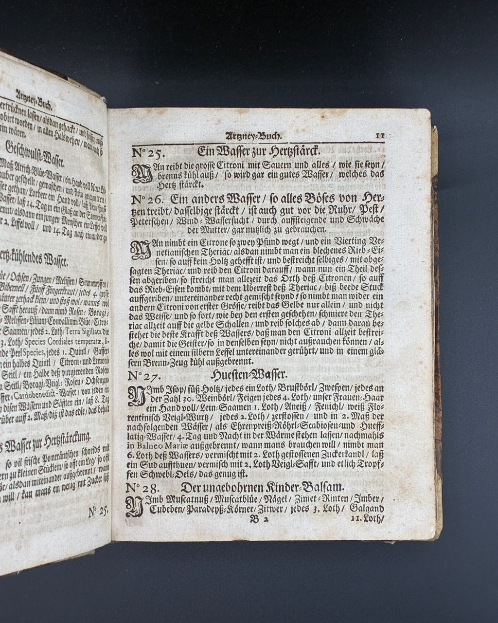 Granat-Apffel des Christlichen Samaritans: збірник лікарських рецептів. Відень; Ґрац, 1697