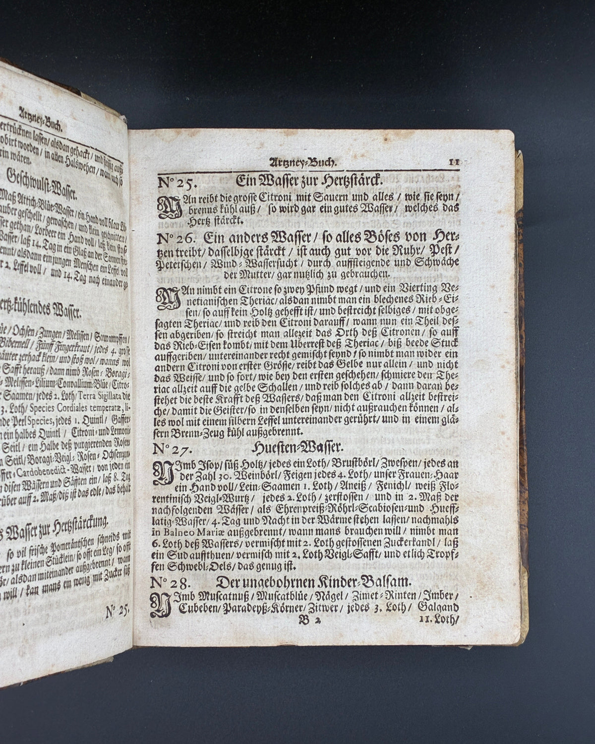 Granat-Apffel des Christlichen Samaritans: збірник лікарських рецептів. Відень; Ґрац, 1697