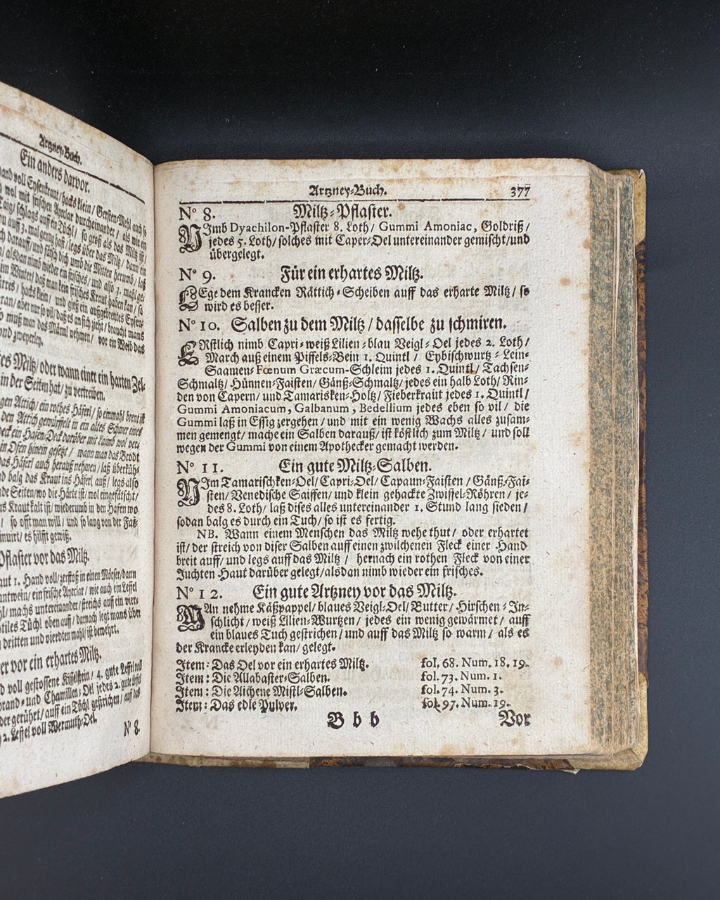 Granat-Apffel des Christlichen Samaritans: збірник лікарських рецептів. Відень; Ґрац, 1697