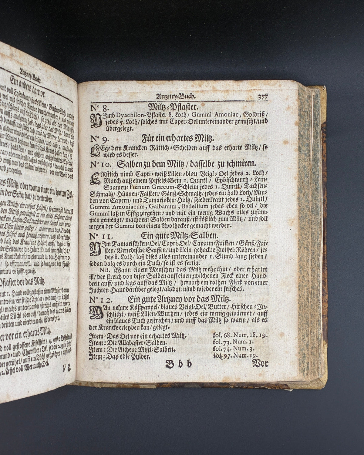 Granat-Apffel des Christlichen Samaritans: збірник лікарських рецептів. Відень; Ґрац, 1697