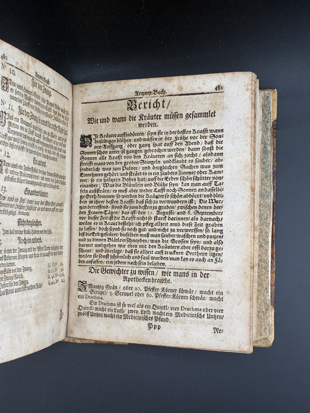Шість книг обраних лікарів. З більш ніж 1800 рецептами ліків. Widmannstetterische Herben, 1697