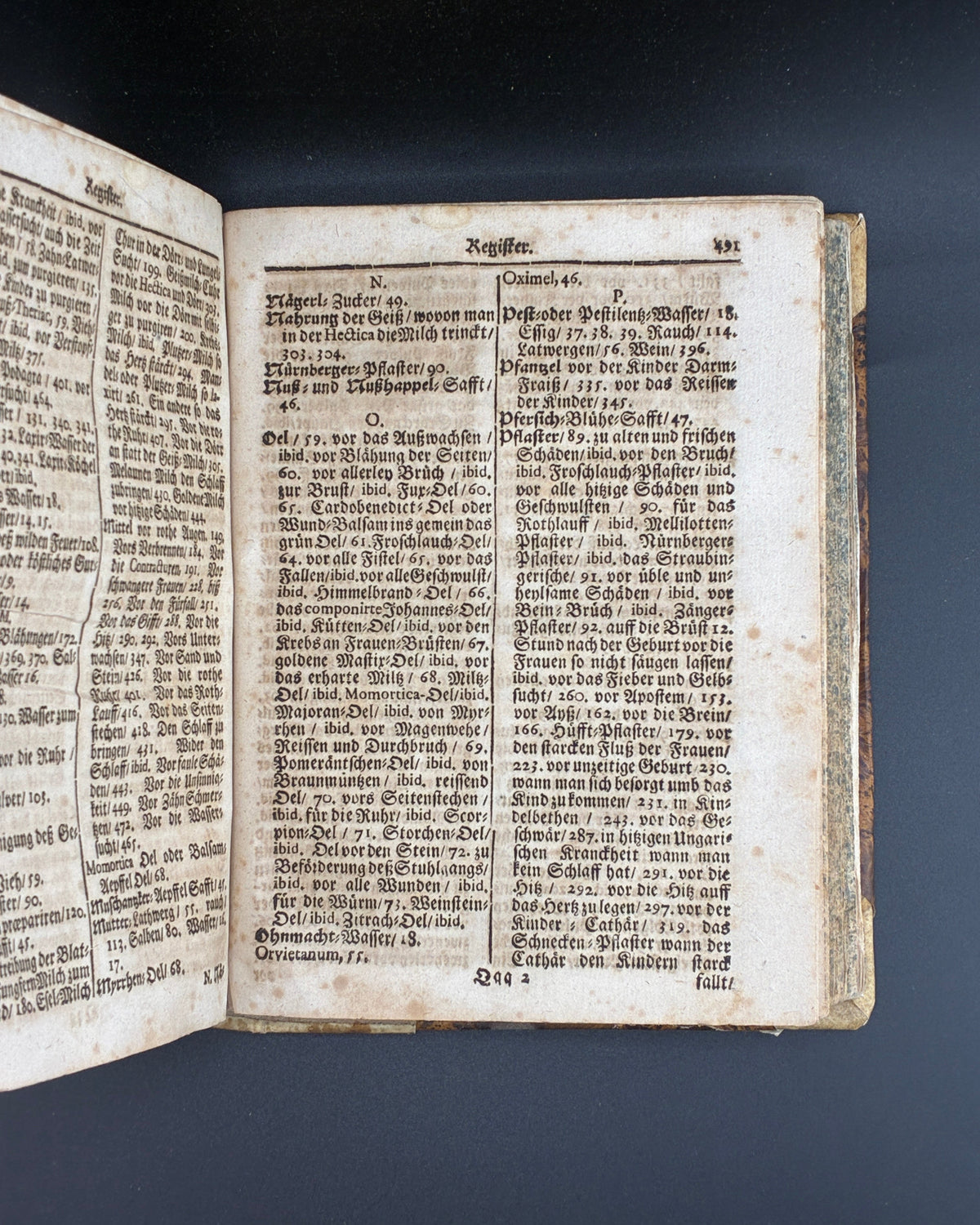 Granat-Apffel des Christlichen Samaritans: збірник лікарських рецептів. Відень; Ґрац, 1697