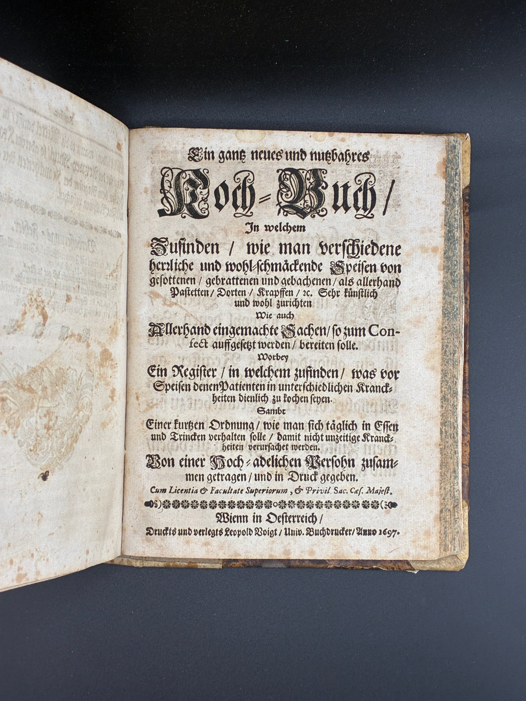 Шість книг обраних лікарів. З більш ніж 1800 рецептами ліків. Widmannstetterische Herben, 1697