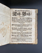 Granat-Apffel des Christlichen Samaritans: збірник лікарських рецептів. Відень; Ґрац, 1697