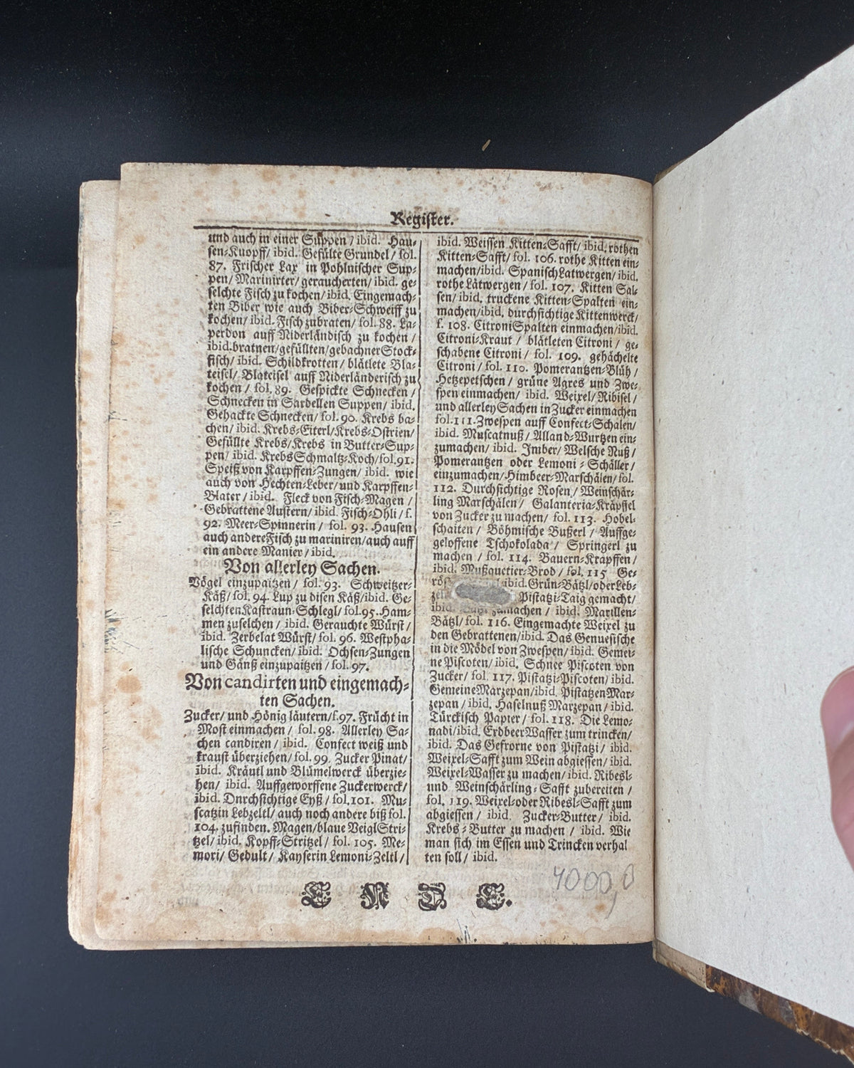 Granat-Apffel des Christlichen Samaritans: збірник лікарських рецептів. Відень; Ґрац, 1697