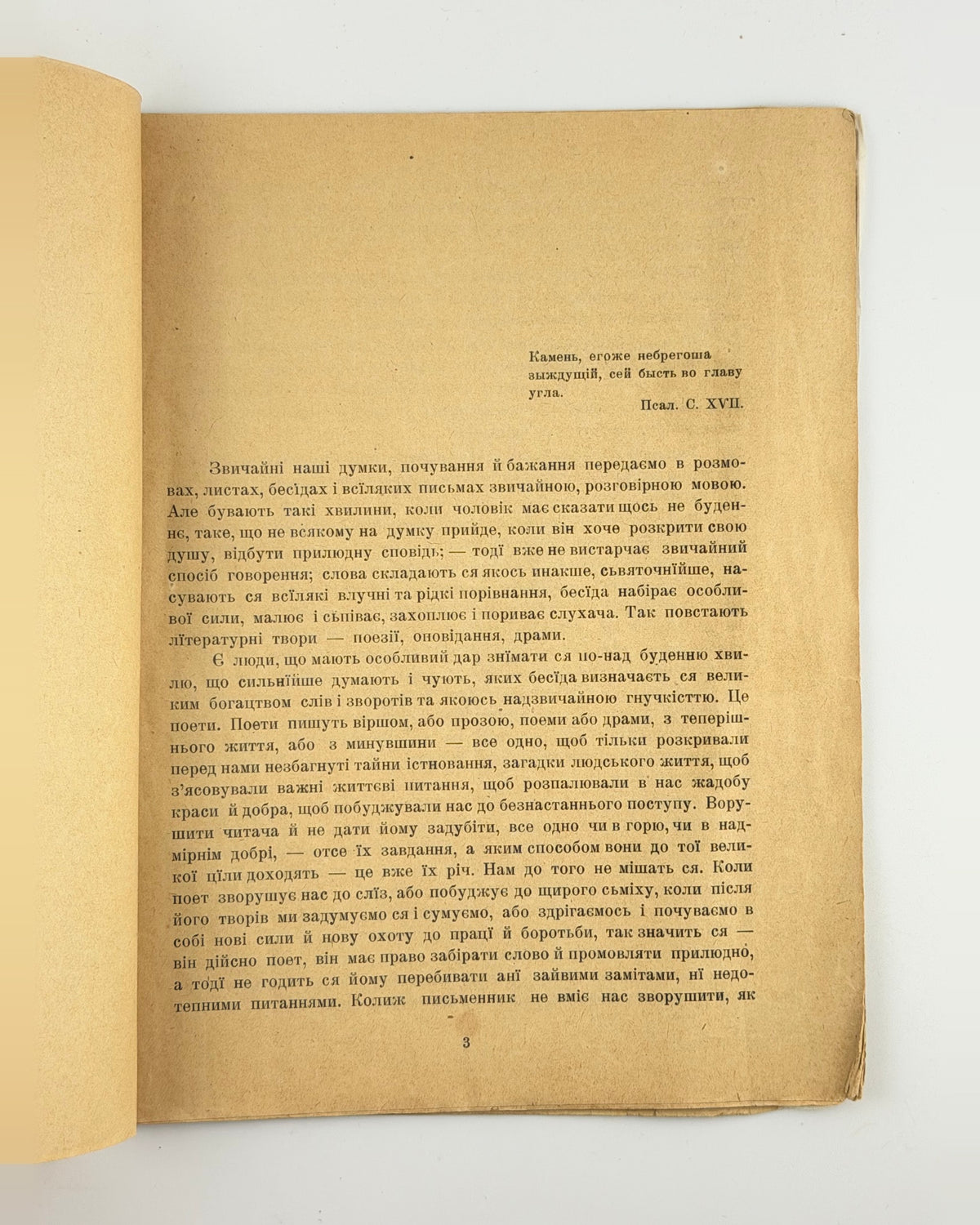 Лепкий. Чим жива українська література, Вецляр 1918
