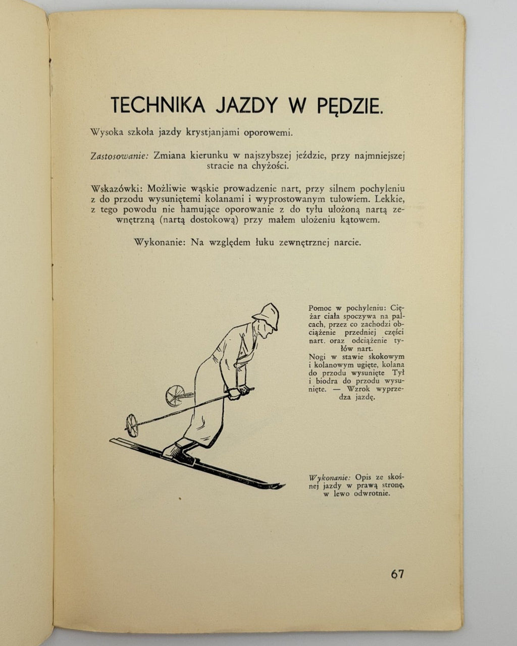 Łamacz Karol. Nowoczesna jazda na nartach. Львів; Варшава, 1936